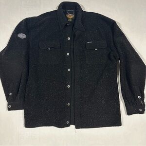 Vintage 90s Harley Davidson Textured Fleece Men’s XXL